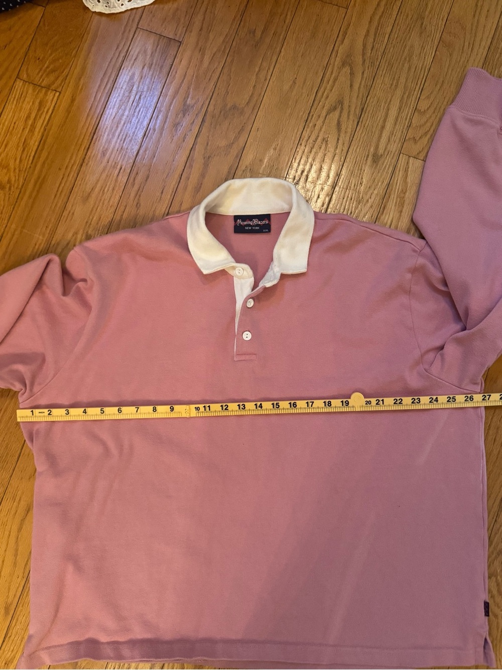 Rowing Blazers Men Long Sleeve Rugby Shirt Xxl Pink Ivy League Preppy Collegiate View 5